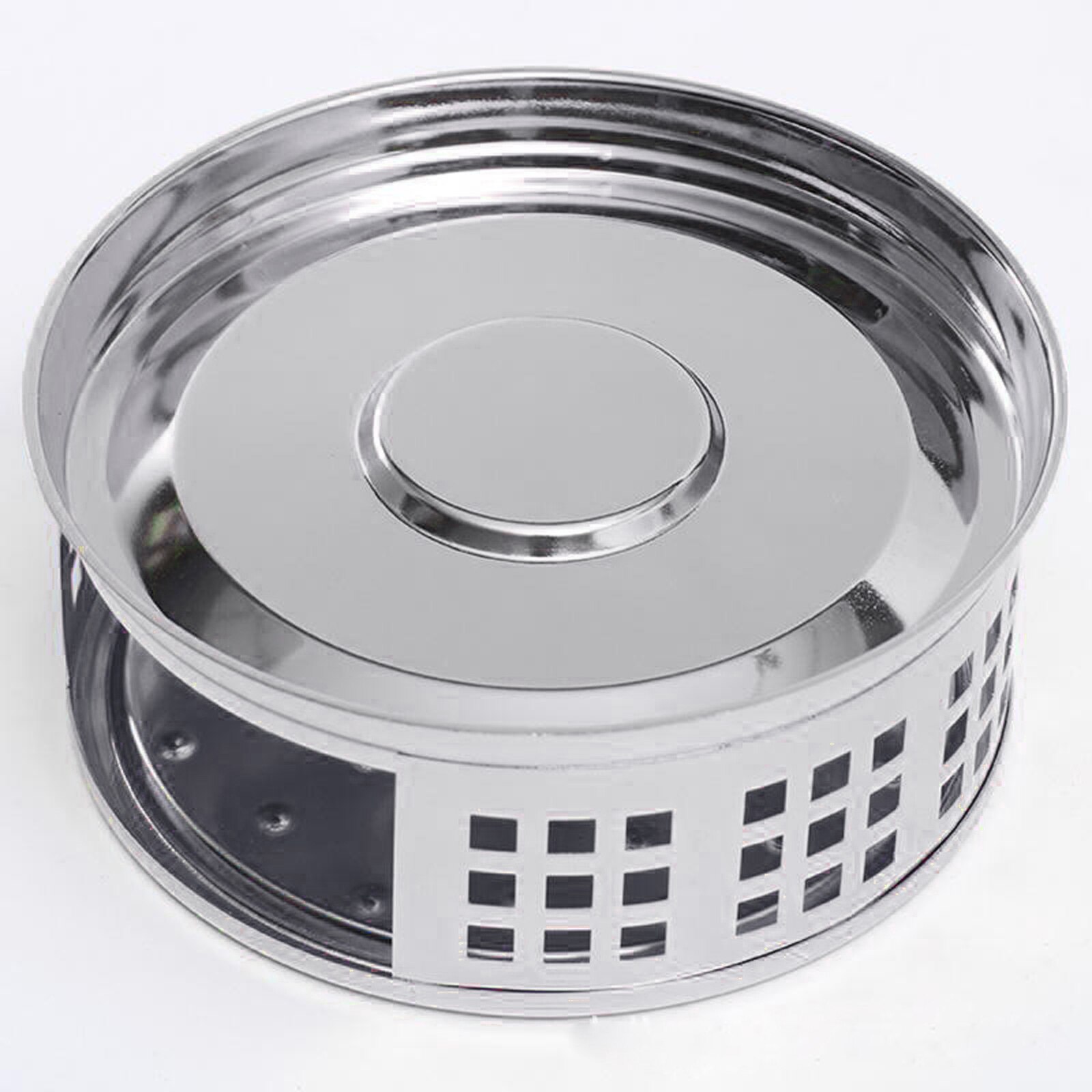 Backpackers Solid Alcohol Stove, Outdoor Spirit Burner Camping Cooker Cooking Silver