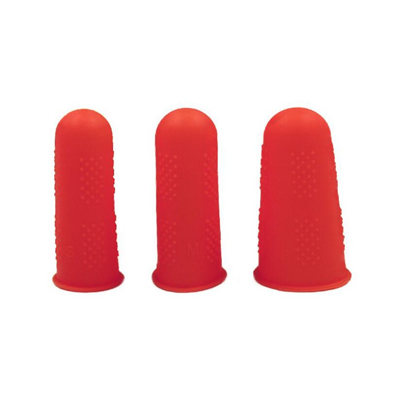Silicone Finger Protector Sleeve Cover Anti-cut Heat Resistant Finger Sleeves Great Cooking Kitchen Tools: RD
