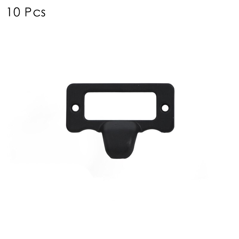 10 stk håndtak for møbelskap knotter og håndtak kjøkkenhåndtak skuffeknotter skap trekker skaphåndtak knotter: 313 svarte