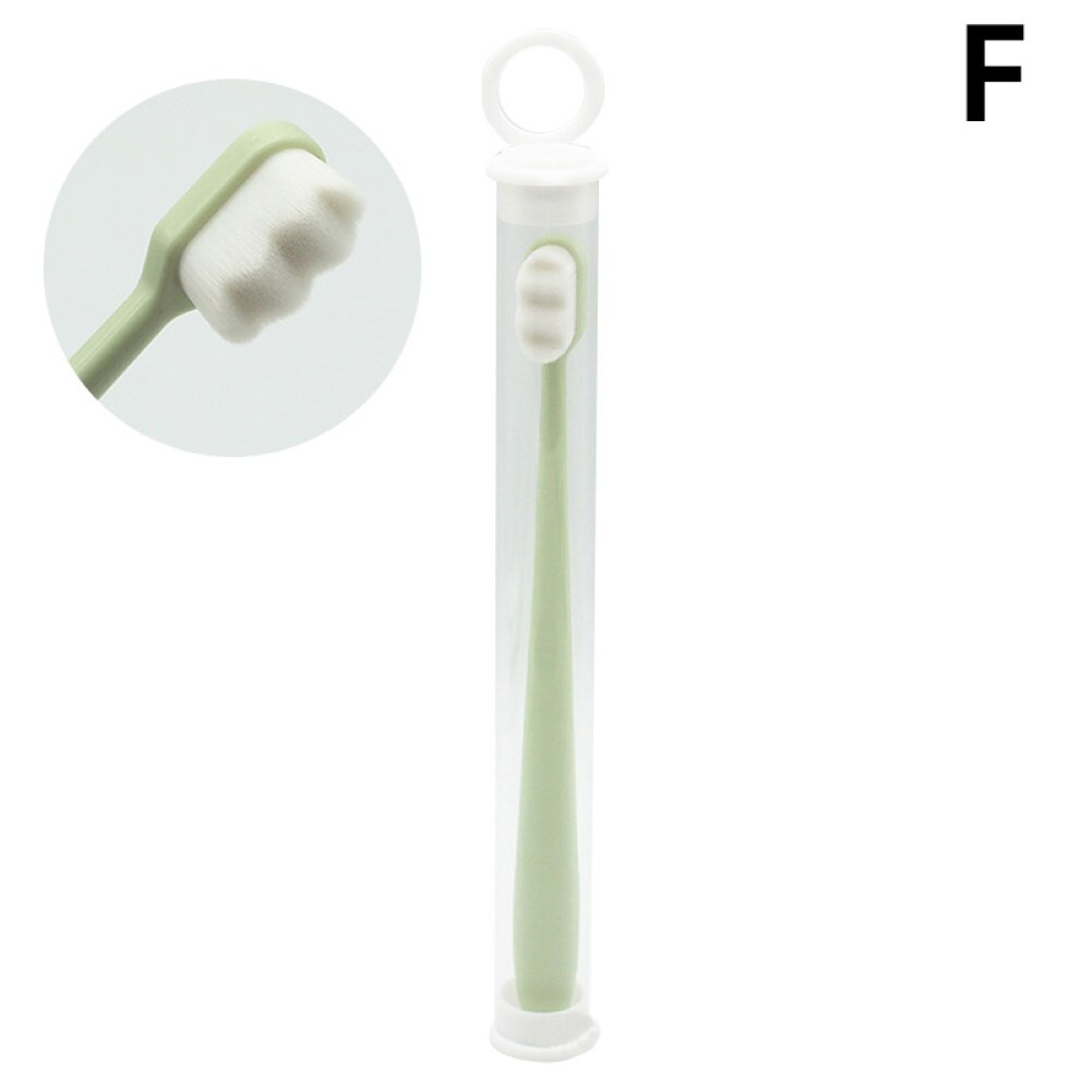Portable Ultra-fine Soft Bristles Oral Cleaning Toothbrush Dental Care Supplies: F