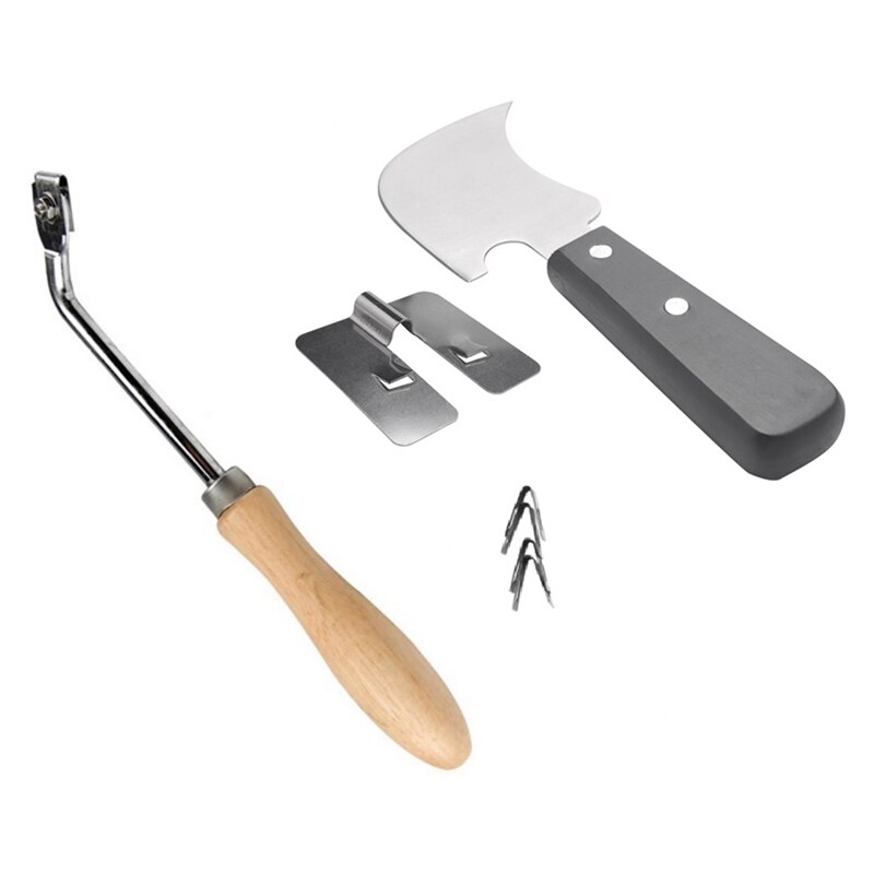 7Pcs Stainless Steel Vinyl Floor Welding Kit Accessories Set For Floor Cutting Groove Guide,Vinyl Weld Tool: Default Title