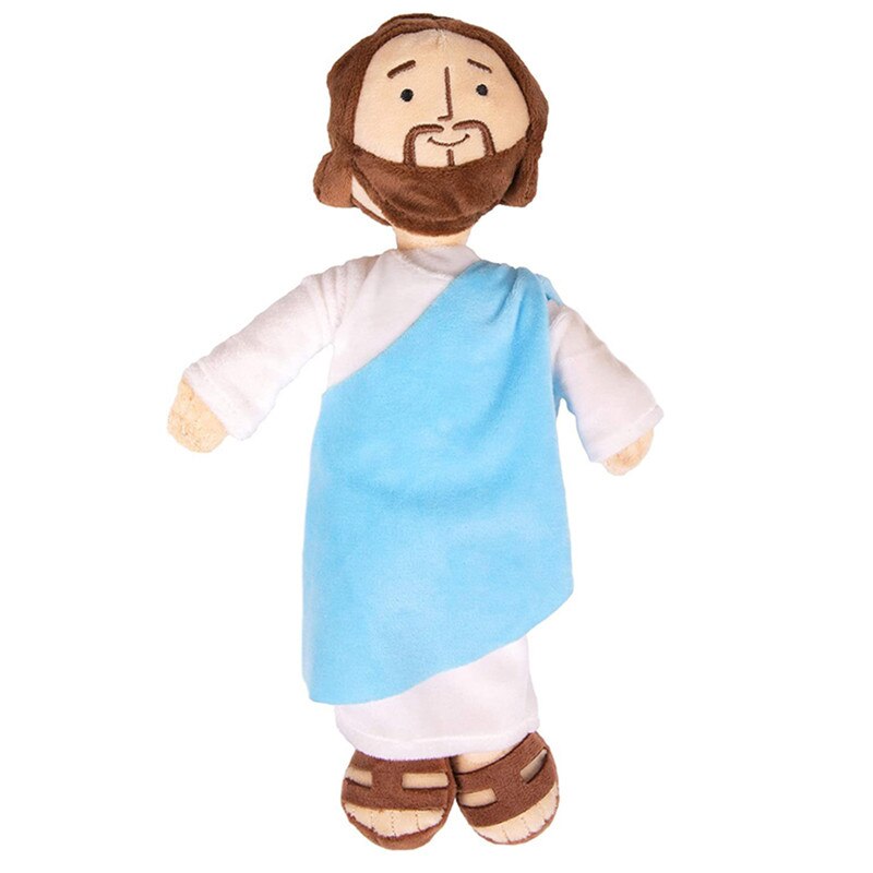 13&quot; Classic Jesus Plush Christ Religious Toy Virgin Mary Stuffed Doll Savior with Smile Religious Party Favors: Jesus