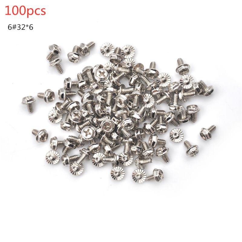 Desktop Computer Case Thumb Thumbscrews Screws and 6#-32*6 Hard Drive Screws 35EA: D