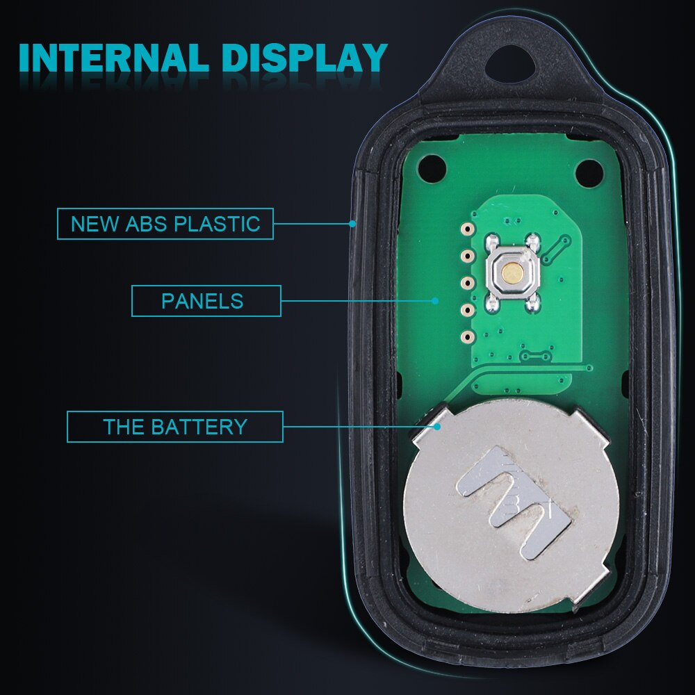 1pcs Auto control key Replacement Keyless Entry Fob Car Remote Key eps331 For Toyota HYQ12BBX forHYQ12BAN for HYQ1512Y