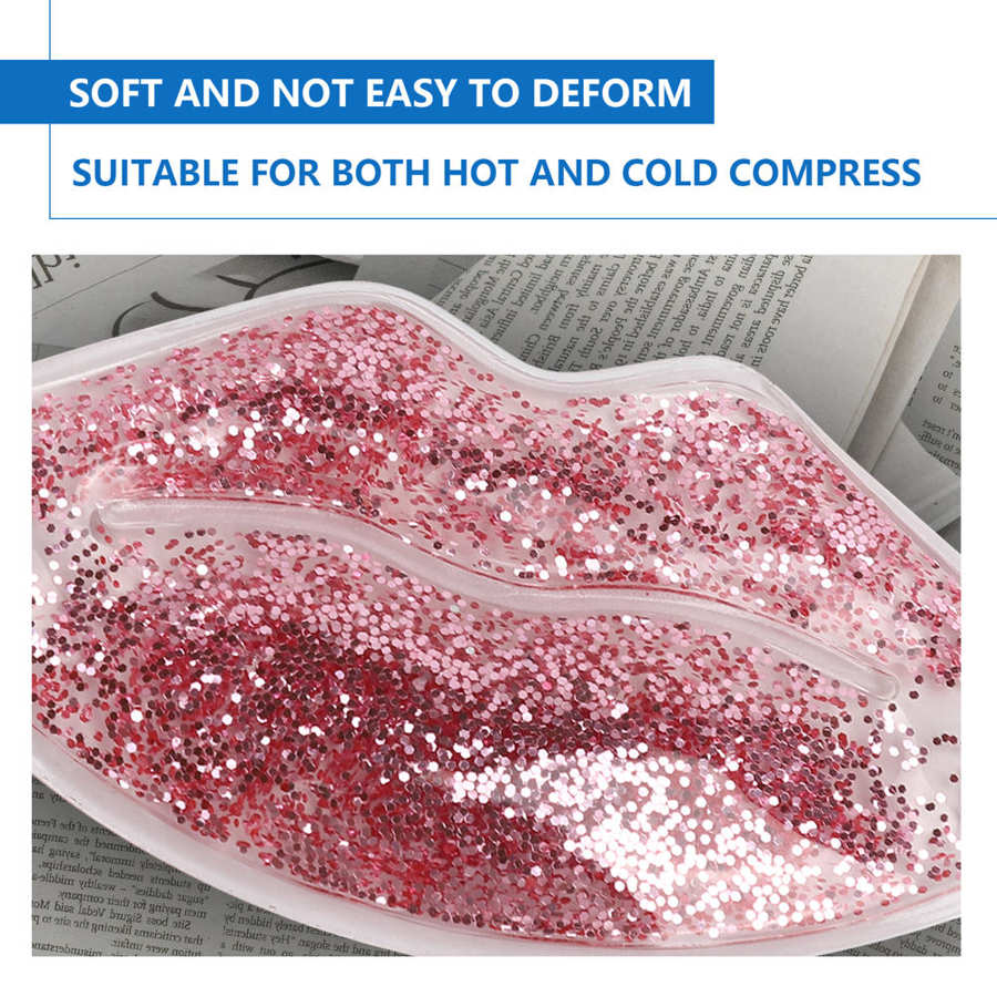 Herbruikbare Gel Ice Pack Lip Bescherming Stok Helpen Verminderen Zwelling Lekkage-Proof Koud Kompres Gel Pack