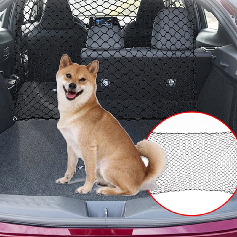 Barrera de transporte para perros, red de seguridad para coche, accesorios de viaje, Protector para asiento trasero, producto para mascotas