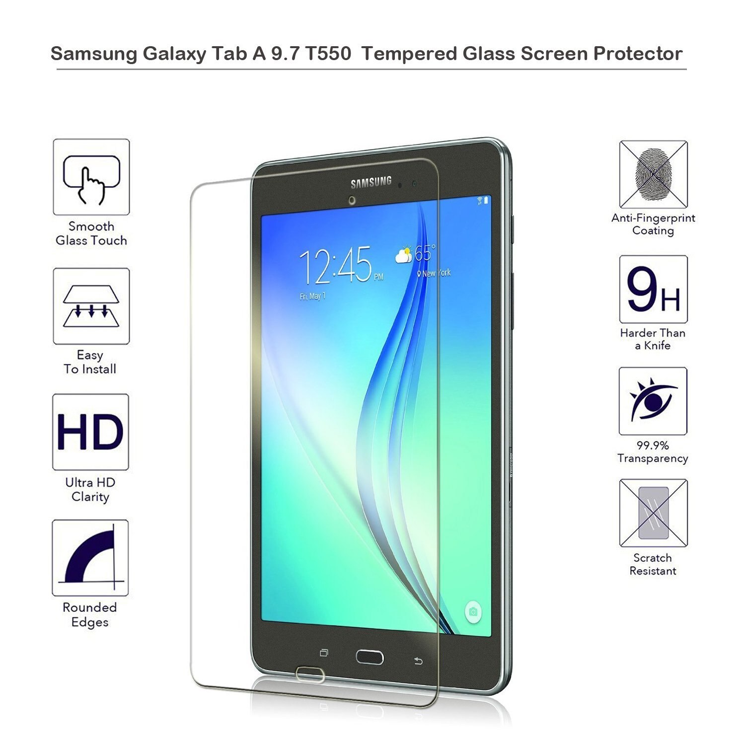 Voor Samsung Galaxy Tab Een 9.7 Versie SM-T550 SM-T555 SM-P550 SM-P555 Screen Protector Tablet Beschermende Film Gehard Glas