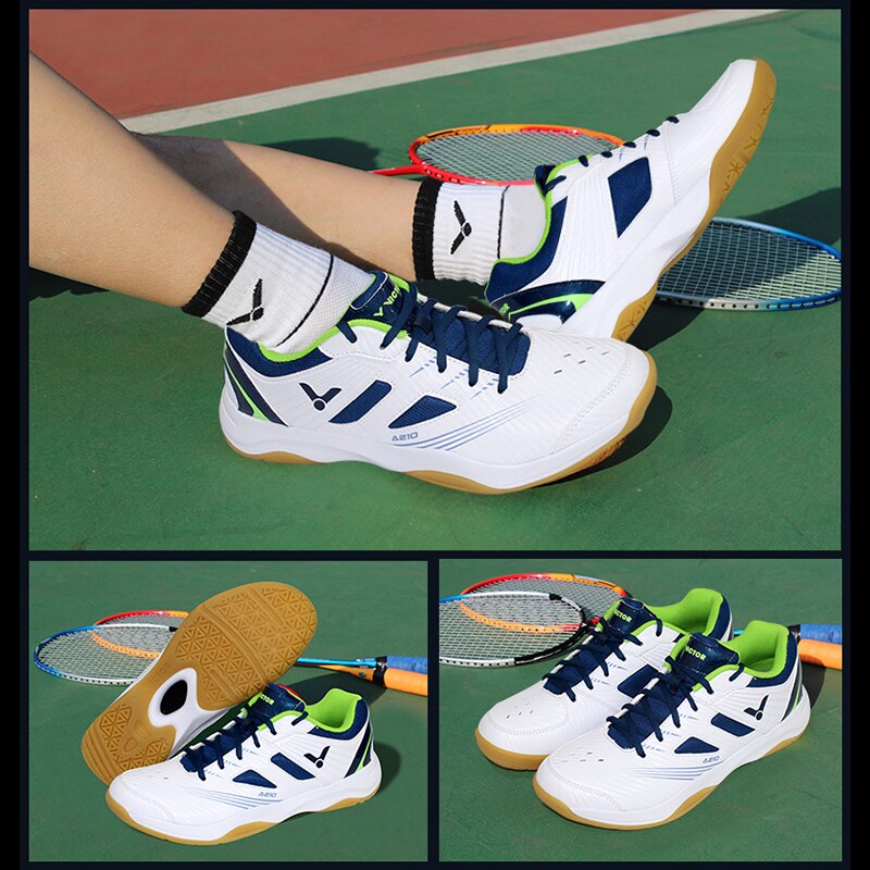 2020 New arrival Original Victor damskie i męskie buty do badmintona antypoślizgowe odporne na zużycie buty sportowe do ćwiczeń A210