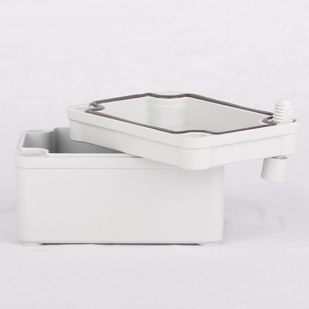 DIY Electronic Box Waterproof Plastic Electrical Transparent Cover Enclosure Junction Holder Case 95x65x55mm