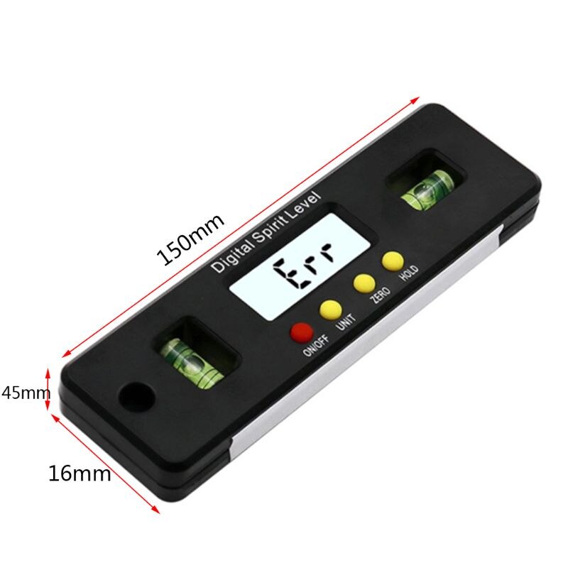 Mini Digital Protractor Angle Finder Inclinometer Electronic Level with Magnetic