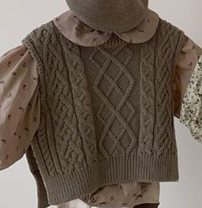 Maglione lavorato a maglia per neonato autunnale modello a torsione maglione per bambini Retro Baby Boy maglia lavorata a maglia 2021 New Toddler Girls maglione allentato 9M-3T: gray / 24M  90cm