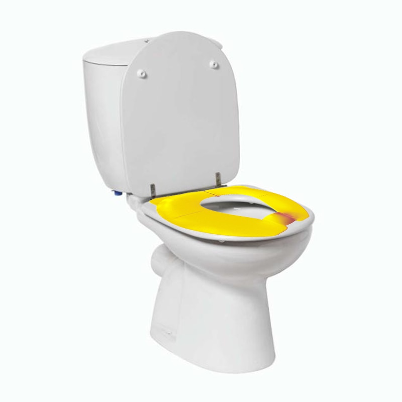 Pieghevole per Bambini Wc pad Antiscivolo per Bambini Wc pad Toilette Anello per Bambini Wc Orinatoio pad