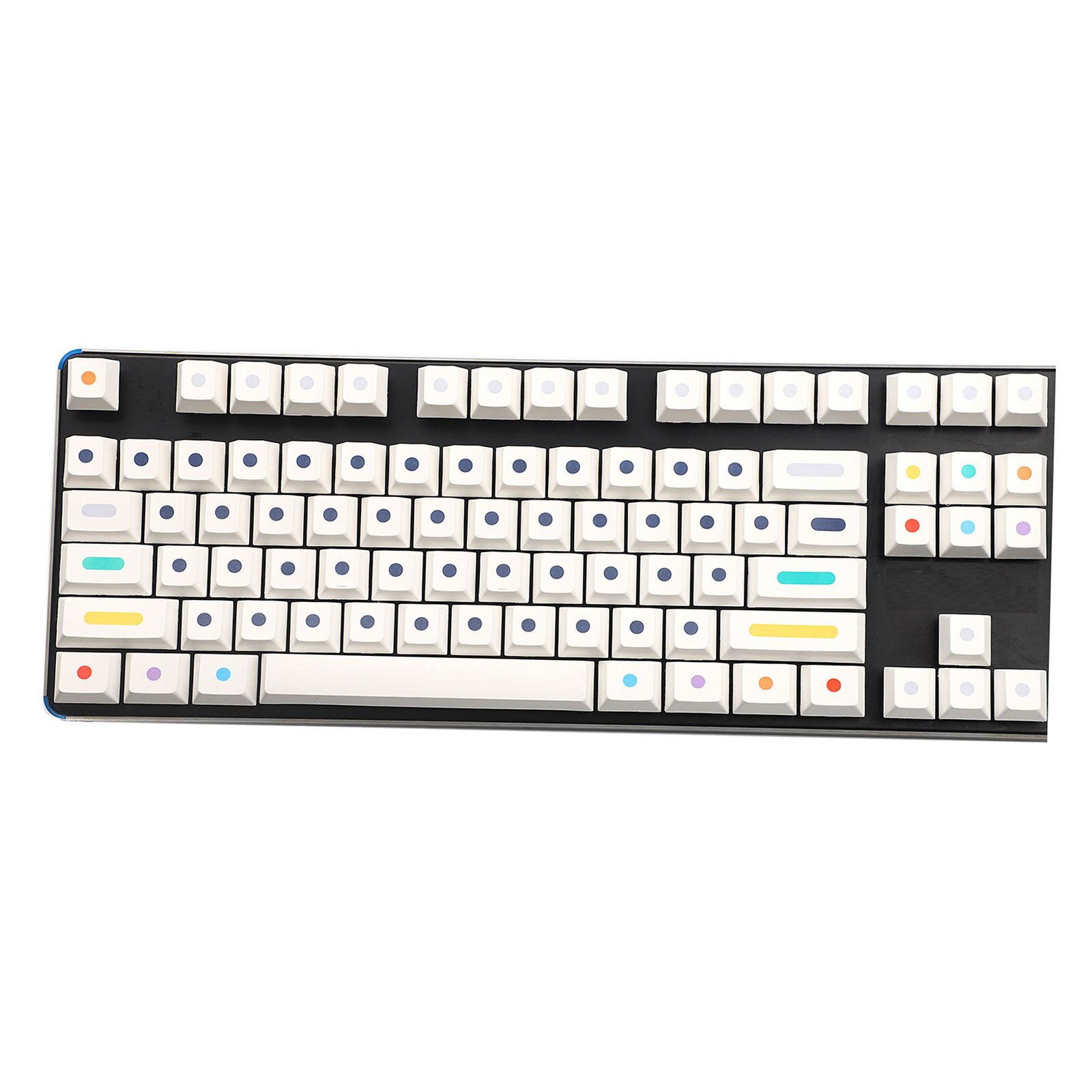 108 Keycaps Wit Dot Mechanische Toetsenbord Keycaps Pbt Dye Sublimatie Ansi Layout Diy Keyboard Keycaps Voor Cherry Mx