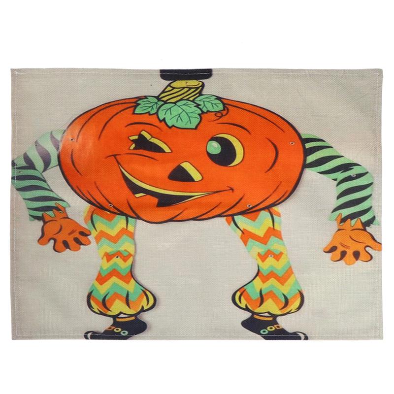 2 stk lækkert servicemåtte tallerken tallerken skål pude smart bord dækkeserviet varmeisolerende pude til halloween indretning brug: D