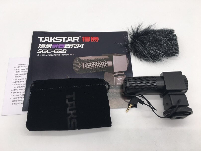 Takstar sgc-698 Richtlijn Interview Microfoon Cardioid Hyper-nier Directivity Kenmerkend Voor DSLR Camera Camcorder: without retail pack