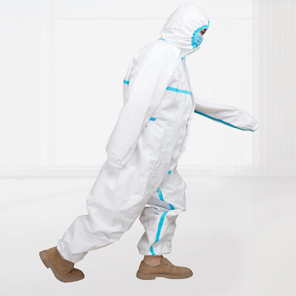 Protective Clothing Waterproof ppe suit Reusable Prevents dust Invasion Plastic Insulation Suit Washable and Reusable
