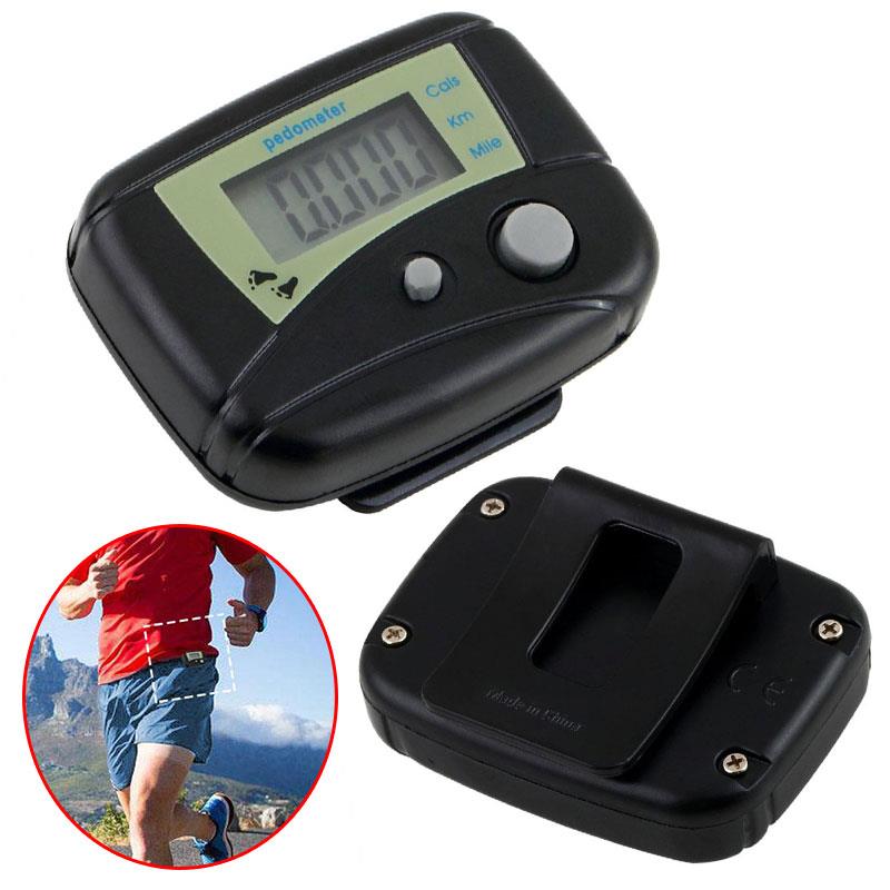 Walking Distance Watches Calorie Counter Step Pedometer Meter Black LCD Digital Display Sport Accessories Run Outdoor Practical