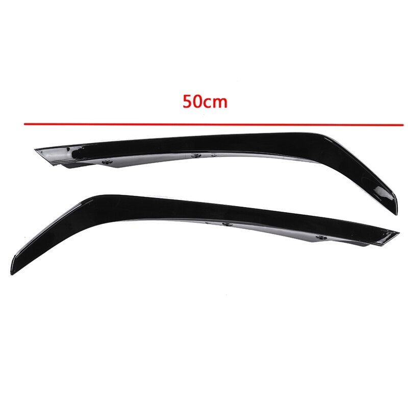 Front Lower Bumper Side Splitter Spoiler Canard for Mercedes Benz W176 A-Class A180 A200 A220 A250 AMG A45