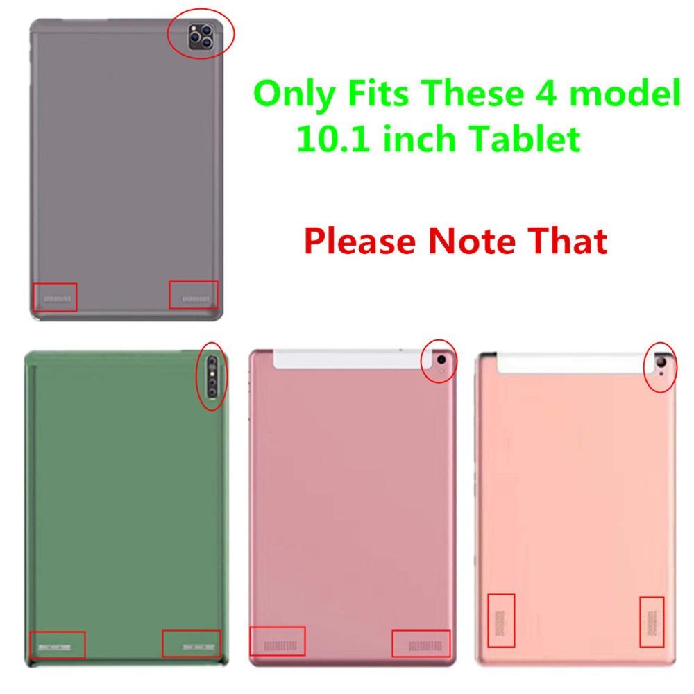 10.1 Inch Tablet Case - Kids Friendly Soft Silicone Adjustable Stand Cover for Android 9.0