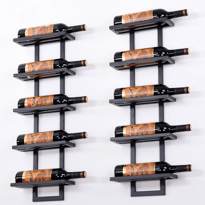 Ferro moderno parede-montado vinho titular simples pendurado vinho rack titular ferro arte vinho suporte gabinete plano/inclinado tipos 2-6 garrafas