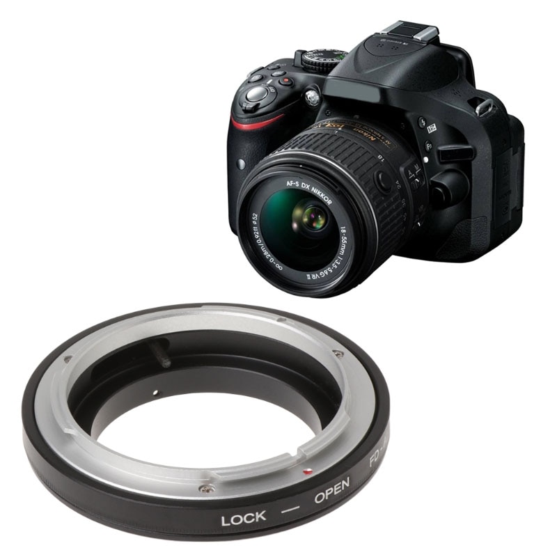 FD-AI Mount Adapter Ring Voor Canon Fd Lens Nikon F D7100/ D600/ D3200/ D800