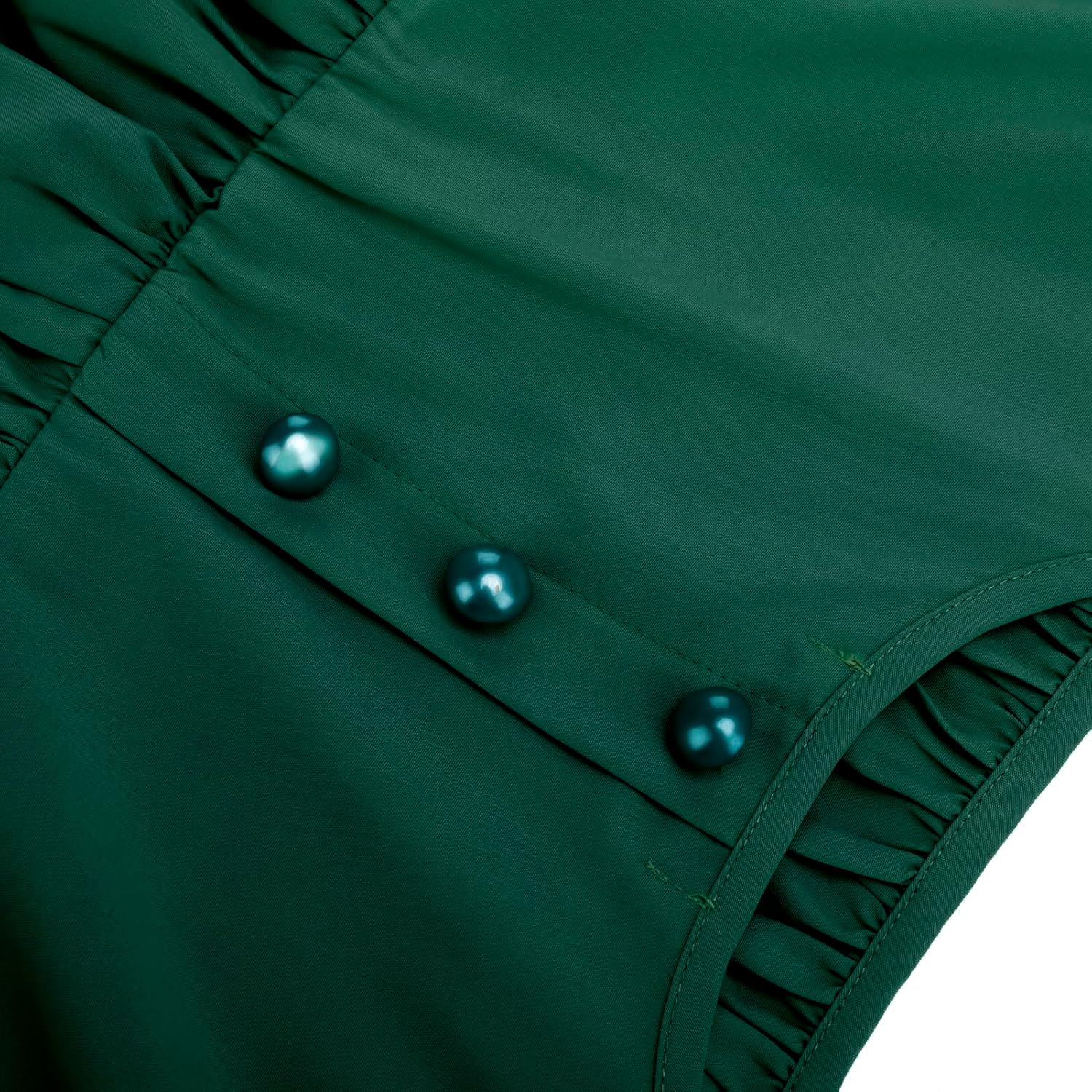 Grünes Regentschaft kleid für Frauen kostüm mit Schärpe Empire Taille gekräuseltes langes Kleid mit Puff ärmeln für Partys, Hochzeiten und Gala