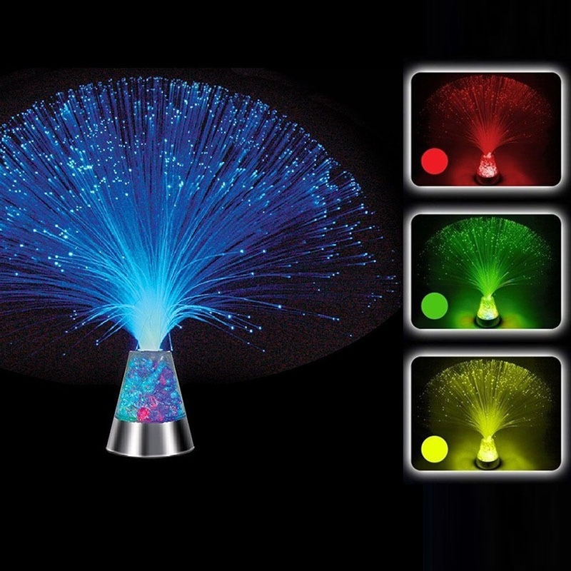 in-home Calming Autism Sensory LED Light Lamp Multicolour Fibre Optic Ice Relax Changing