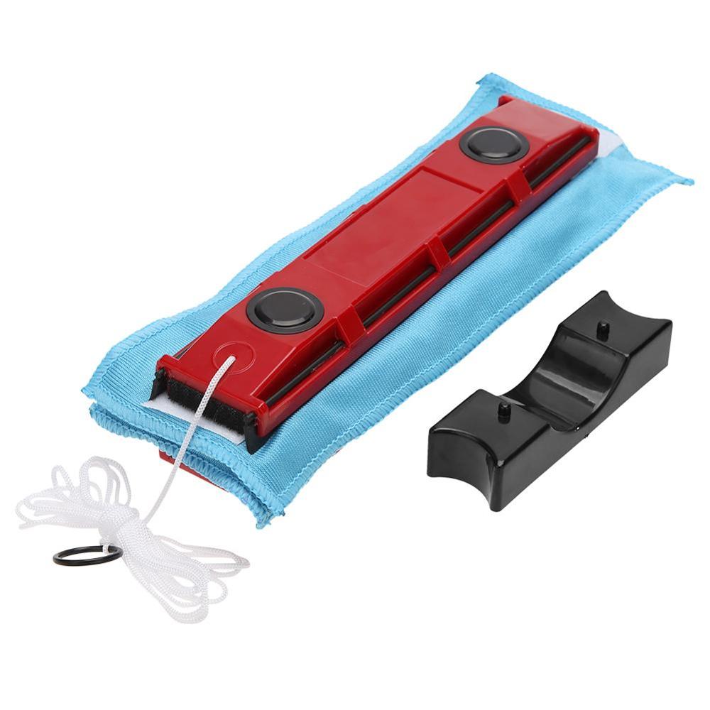 YJ Magnetic Window Cleaner 20-28mm Wide Clean Strong Magnetic Brush Window Glass Brush Glass Cleaning Tool with Rag