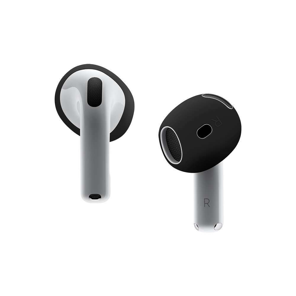 1Stck Für AirPods 4 Ohr Kappe Ohr Abdeckung Griff Tipps Kopfhörer Zubehör fallen Für Apfel AirPods 4 4th Generation Anti Unterhose Ohrhörer: khaki