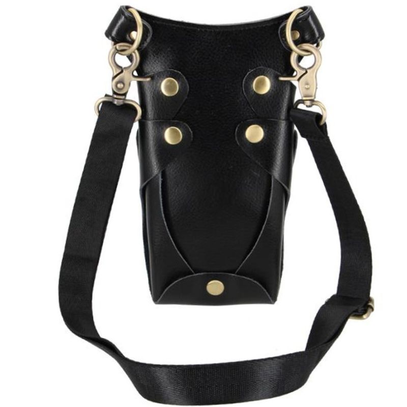 Haar Stylist Pocket Kappers Tool Pu Leer Pouch Schaar Tas Met Riem X7YA