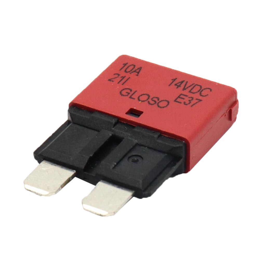 Circuit Breaker Small Blade Fuse 24V Resettable For Marine Boat Car -10A