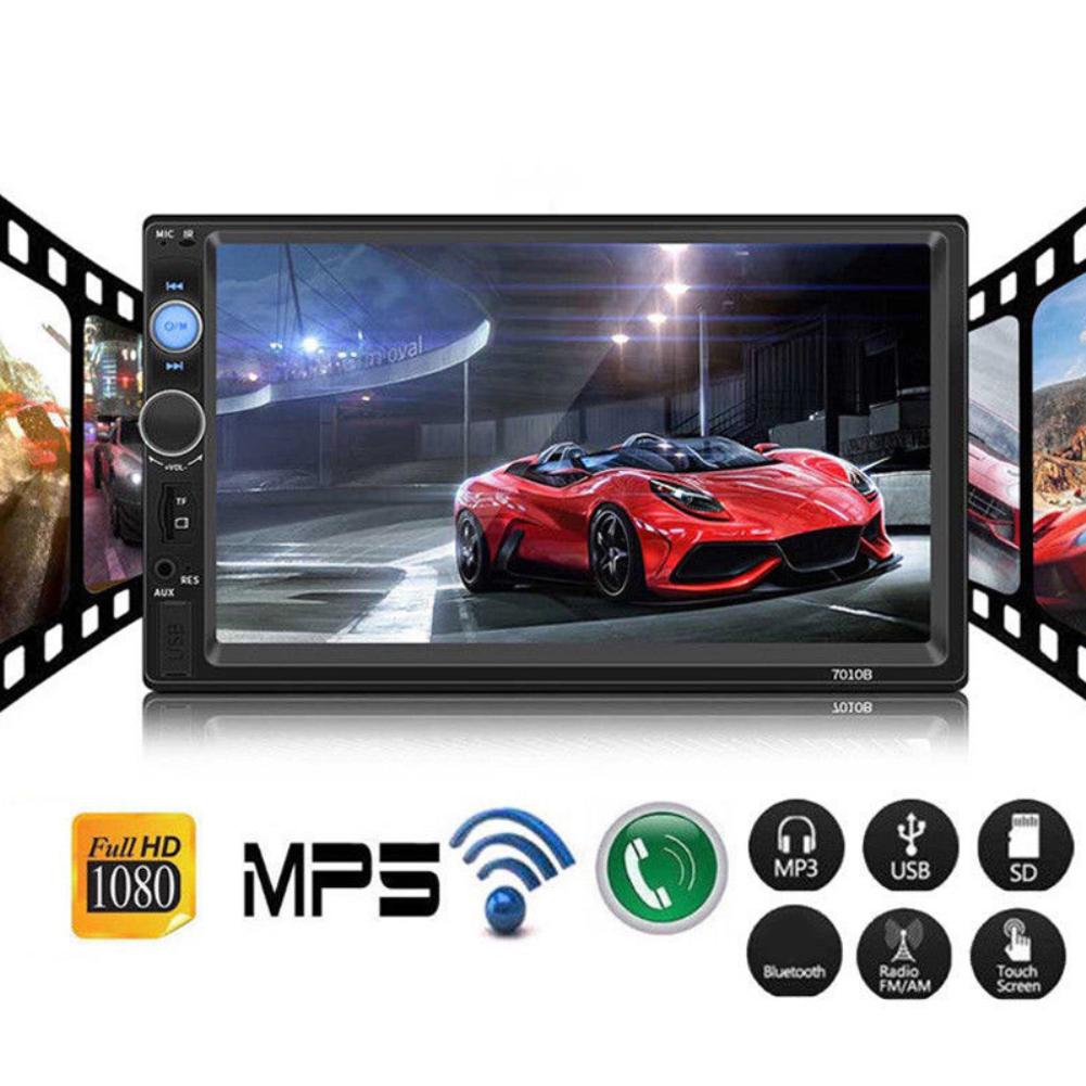 7010B 2DIN Car Radio Bluetooth 7 Inch HD Stereo Reversing Image USB MP5 Player multimidia mp5 car player