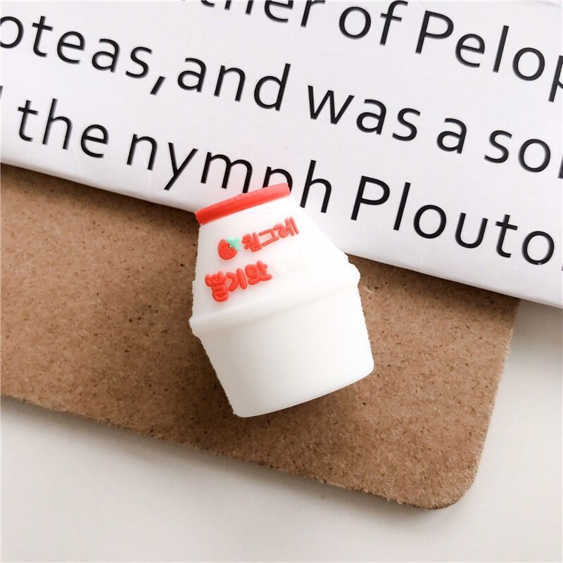 Cable Bite Protector for Iphone Cable Winder Phone Holder Accessory Cable Biters Squishy Doll Model Fruit Drink Avocado Durian: Pink