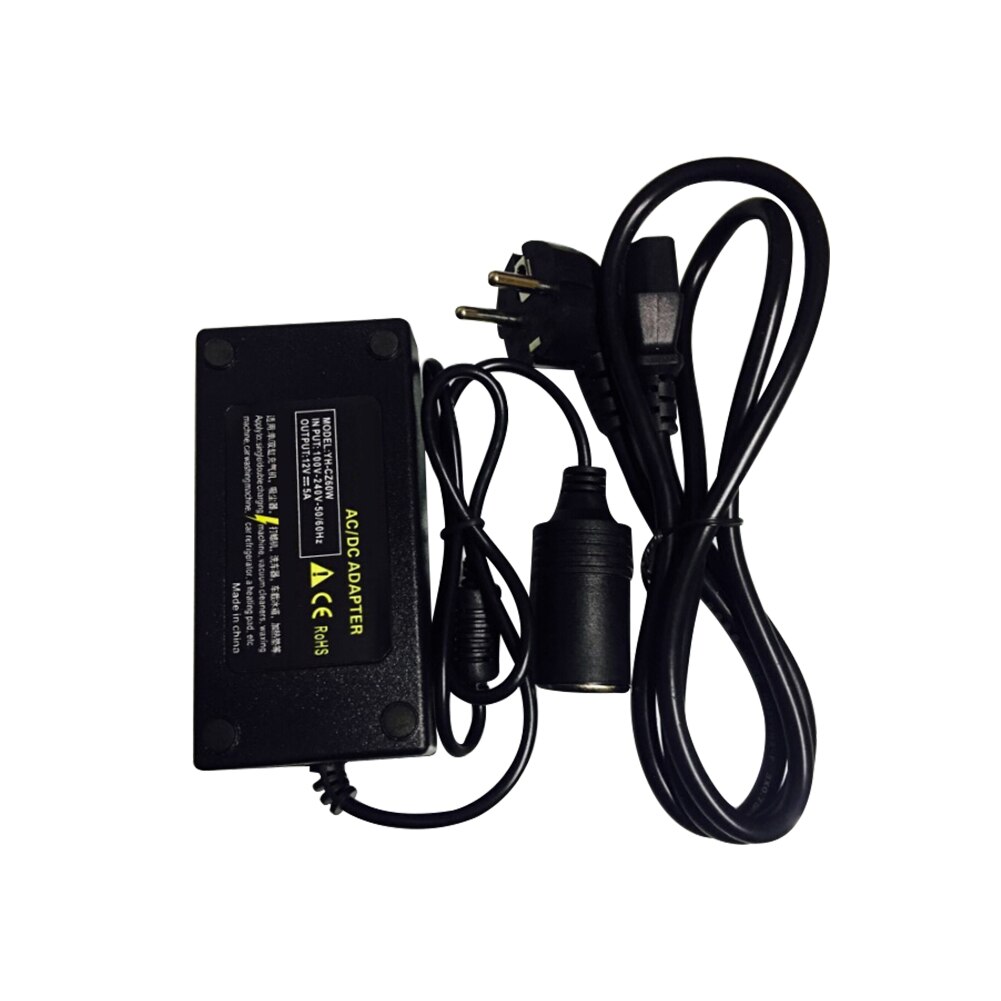 Adattatore per accendisigari per Inverter per Auto 12V per convertitore di presa per caricabatterie automatico adattatore per frigorifero per aspirapolvere per Auto 220V: EU plug