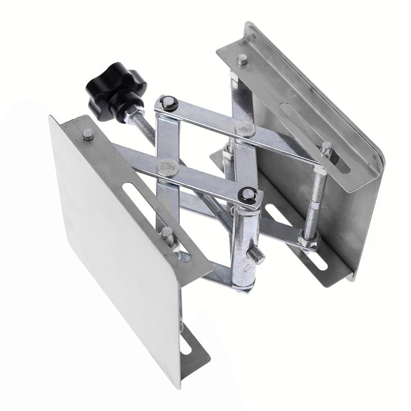 Laboratorie løfteplatform stativ saks jack bænk løfter bord lab 100 x 100mm rustfrit stål til videnskabeligt eksperiment