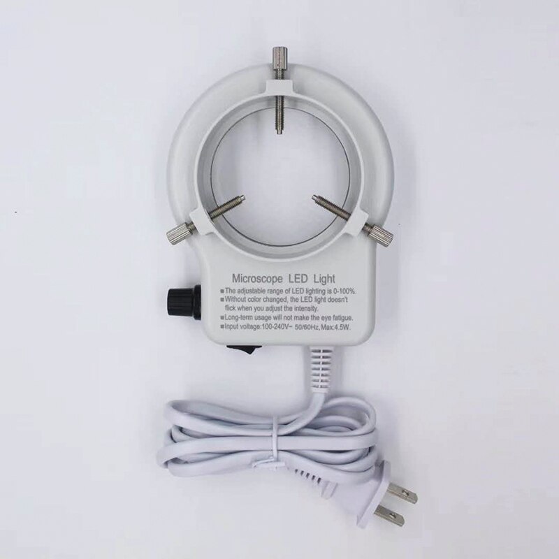 efix 56 LED Industrial microscope camera Adjustable brightness source Dimmer SMD Ring Light illuminator Lamp