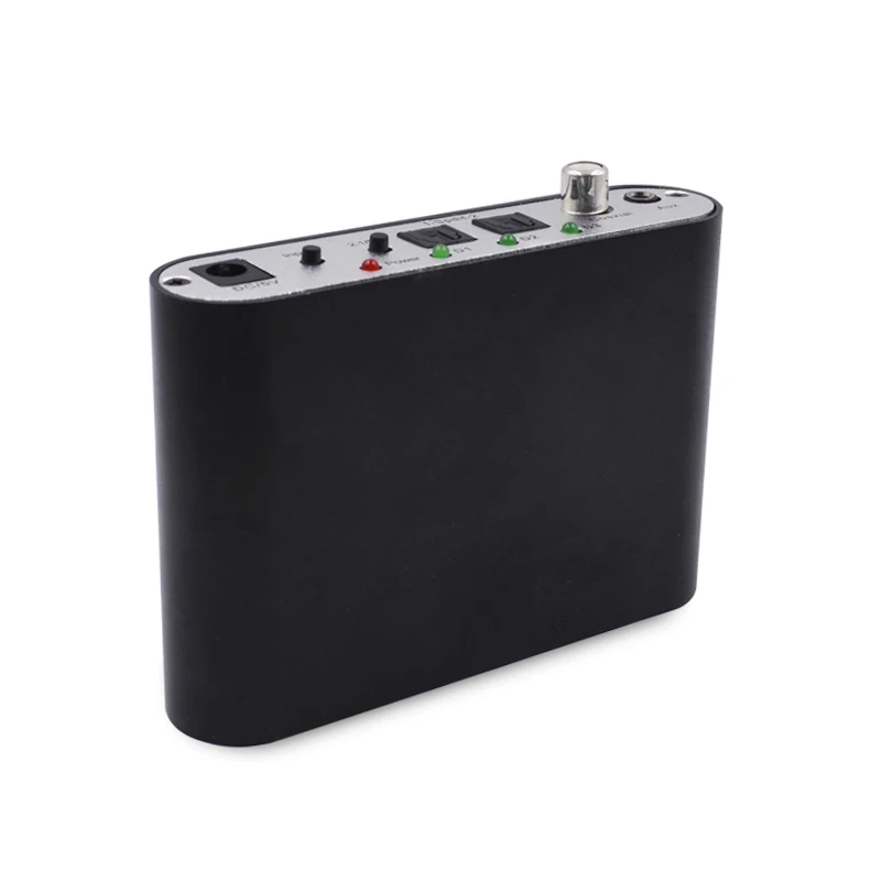 Décodeur audio numérique 5.1, son DTS/AC3/PCM, convertisseur optique vers stéréo surround numérique vers analogique HD 2 éventuelles DIF 3.5 AUX coaxial