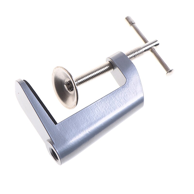 Stainless Steel Table Lamp Clamp Desk Anti Slip Tools Hardware Swing Arm Fixed Base Home Bracket Holder Portable Accessories
