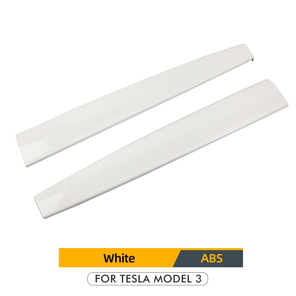 Model3 Centrale Controle Instrument Panel Voor Tesla Model 3 Accessoires Carbon Fiber Abs Model Drie Centrale Console Y: white