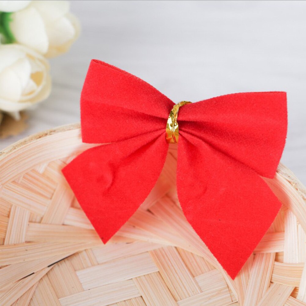 24 stuks mooie strik kerstversiering kerstboomdecoratie festival feest huis strikken kerstballen kerstballen jaardecoratie