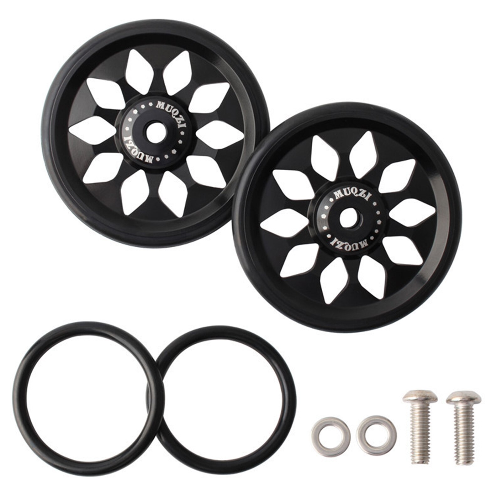Piezas de Repuesto de aleación de aluminio para bicicleta Brompton, recambio suave y silencioso, ligero y plegable, 1 par