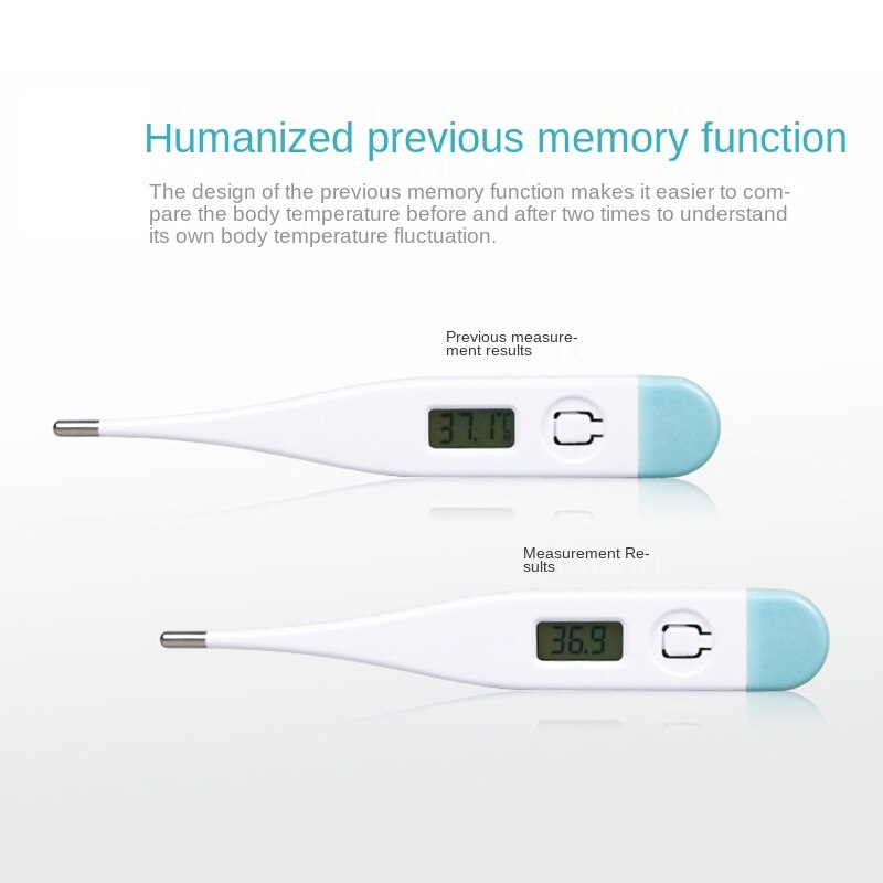 2021 nye digitale baby elektroniske termometer lcd hjemme termometer skjerm vise fleksibel tupp munn underarm universell feber