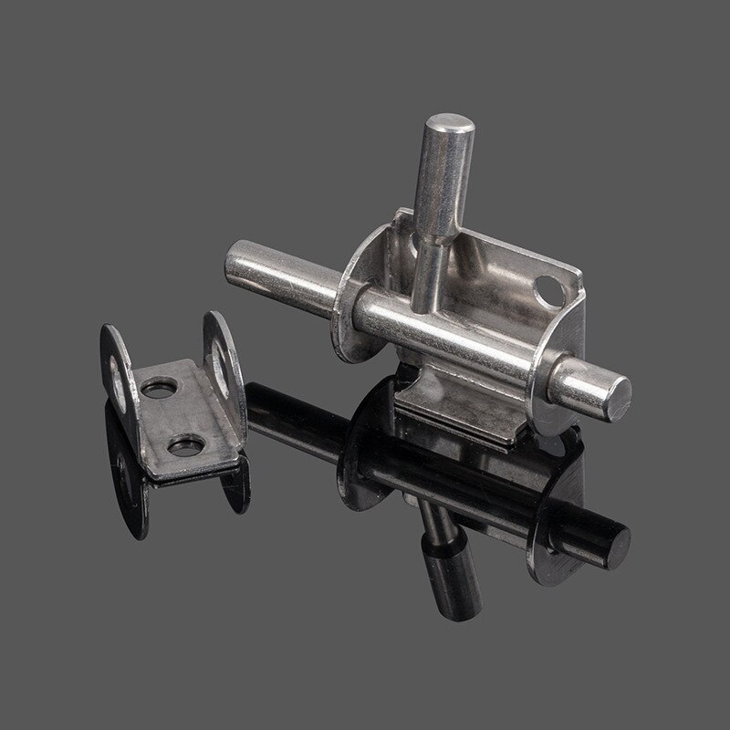 1Pc Slide Bolt Gate Latch Heavy Duty Premium Safety Stainless Steel Barrel Bolt Gate Latch Door Lock Window Latch Door Bolts