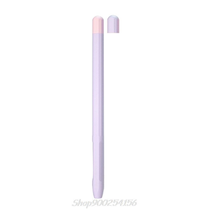 For Apple Pencil 2 Case Pencil case Tablet Touch Stylus Pen Protective Cover Pouch Portable Soft Silicone Case Au19 20: Purple