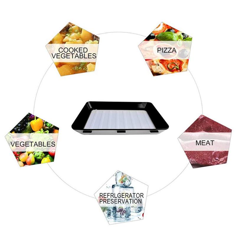 Plateau magique de stockage des aliments frais, 1 pièce, conteneur élastique de conservation des aliments plateau de conservation des aliments cuisine couverture créative pour micro-ondes I D2V8