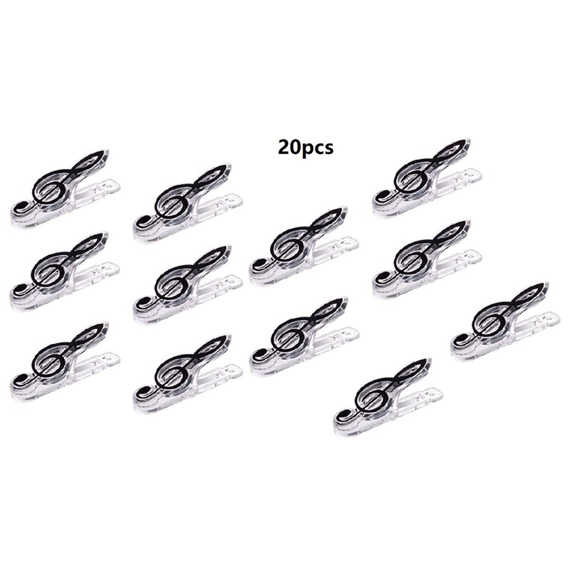 20Pcs Muziek Score Map Music Note Map Clef Map Muziek Score Map Muziekinstrument Universele B