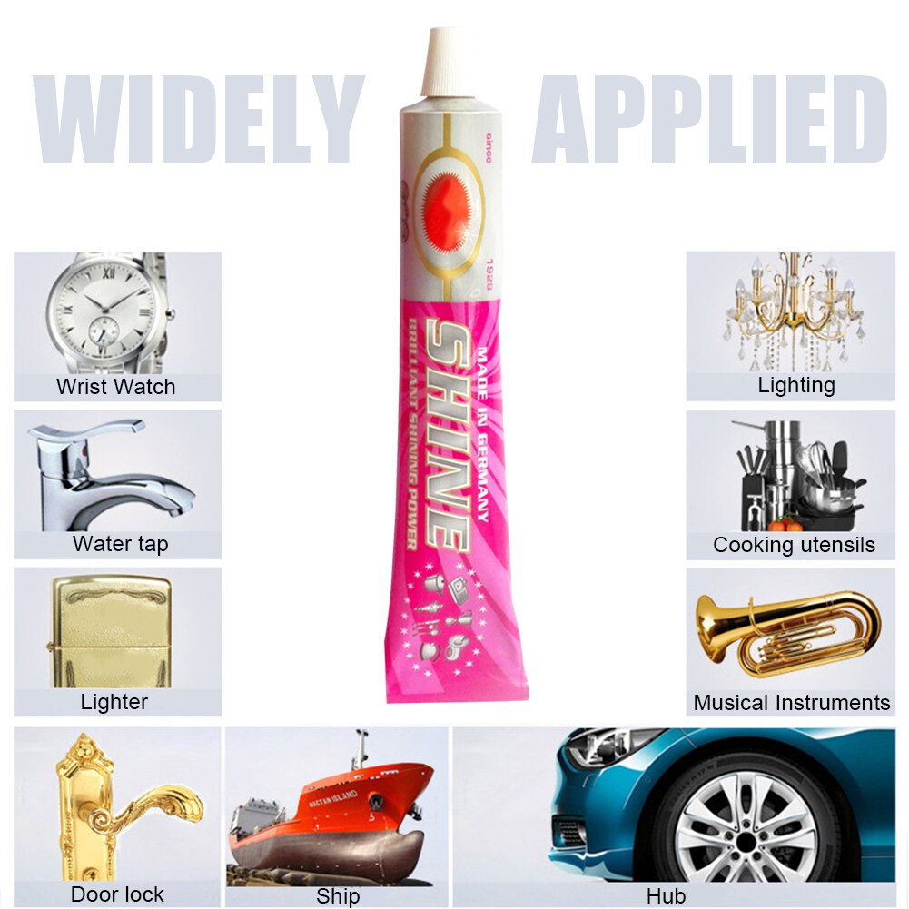75ml Metal Polish Paste Stains Oxidation Corrosion Rust Remove Practical Household Cleaner Solve Repair Scratch Low Volatility