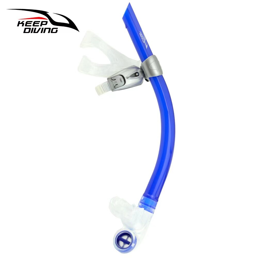 KEEP DIVING Swim Tube Scuba Diving Snorkel with Silicone Mouthpiece One-Way Purge Valve: A3