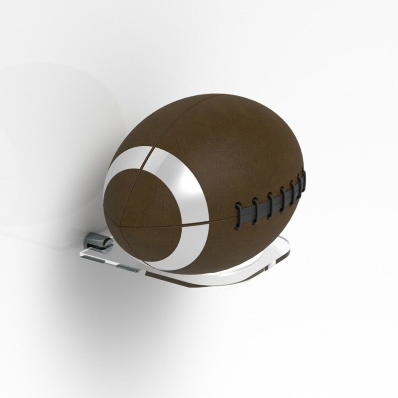 1Pcs Acryl Rugby Display Stand Houder/Voetbal Muur Rack Ondertekend Gesigneerde Houder