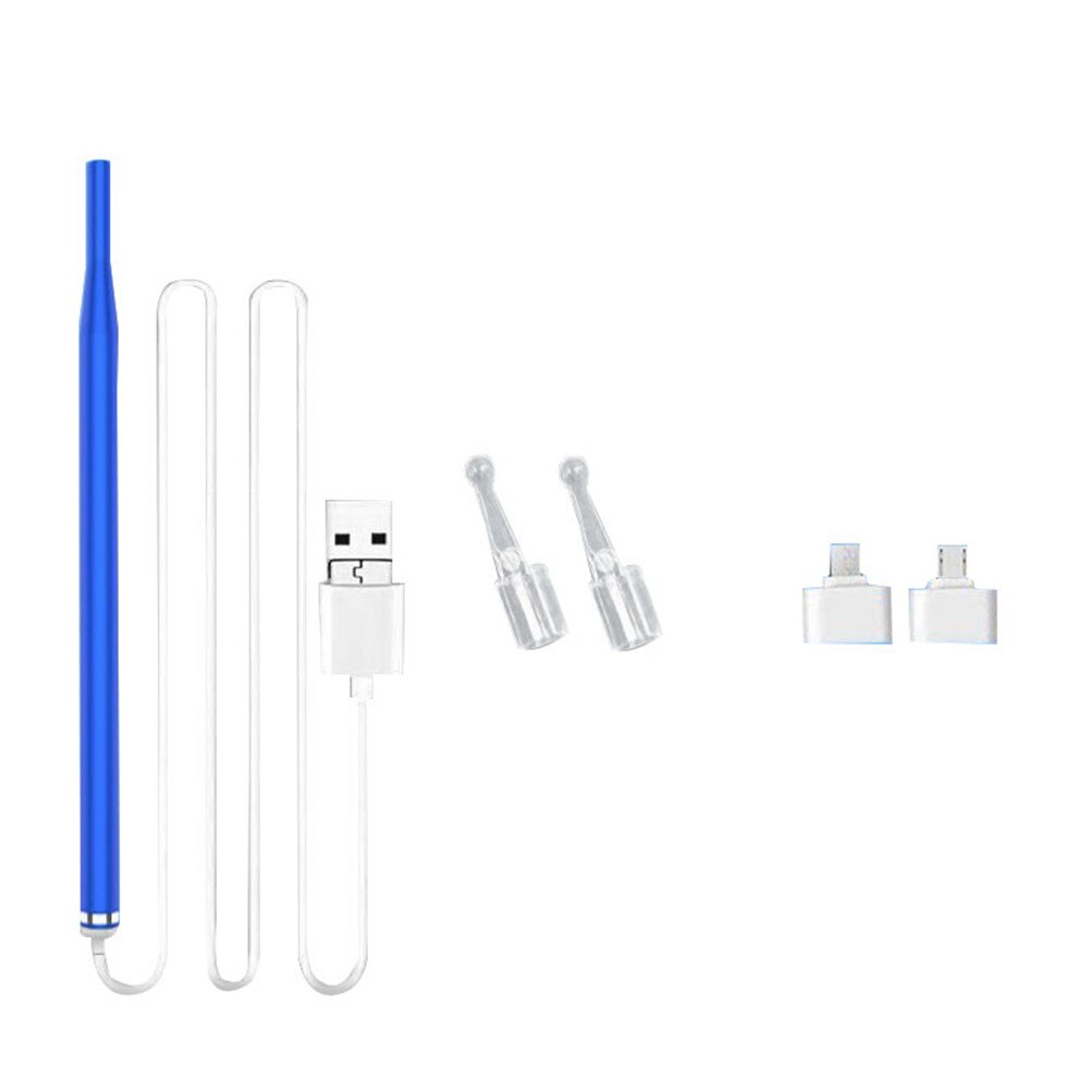 Le cérumen Retrait LED Otoscope Oreille Nettoyage D'endoscope Cuillère Mini Caméra Oreille Sélecteur De Retrait De Cire D'oreille M2